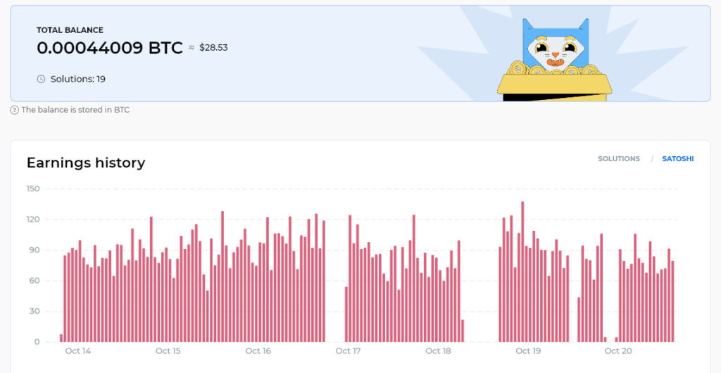 Dashboard Kryptex